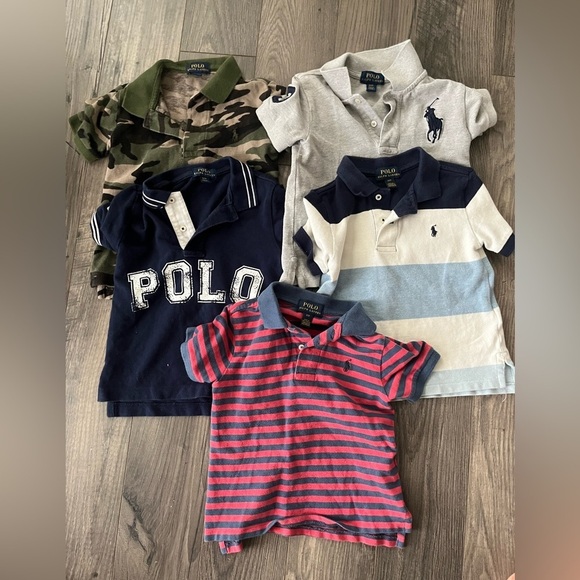 Lot of 5 3T Ralph Lauren Polo Shirts - Picture 1 of 3